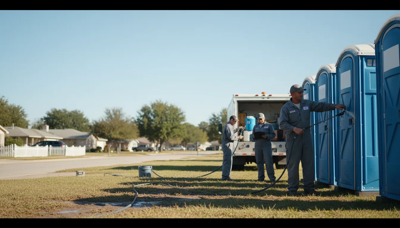 Long-Term Portable Toilet Rental in Lewisville, OH near me